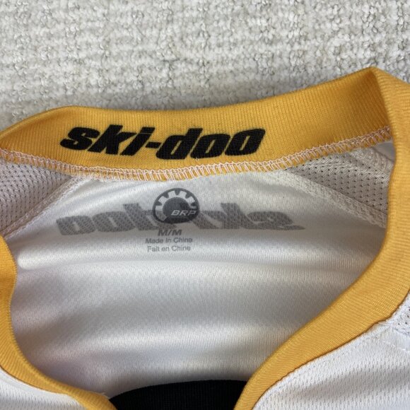 Ski-Doo BRP Jersey padded elbow Women Sz M Yellow/Black Racing Team X Snowmobile - Picture 6 of 16